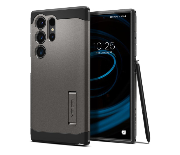 SPIGEN Tough Armor do Samsung Galaxy S24 Ultra Gunmetal ACS07301 - 1211638 - zdjęcie